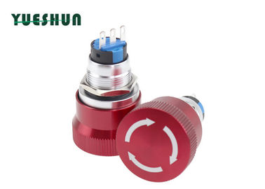 China Großer Rundkopf-Notdruckknopf 3/6 Pin Hochleistung der bequemen Bedienung distributeur