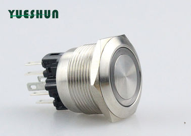 China Ring-Art LED-Momentandruckknopf, 22mm Druckknopf-Tastschalter distributeur