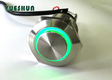 China Hoher Rundkopf belichteter Drucktastenschalter, Druckknopf des Auto-LED auf Aus-Schalter usine